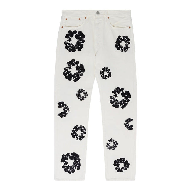 Denim Tears x Levi's Cotton Wreath Jeans White Hover Image