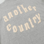 Denim Tears Grey Crewneck Sweatshirt Front Flower Wreath