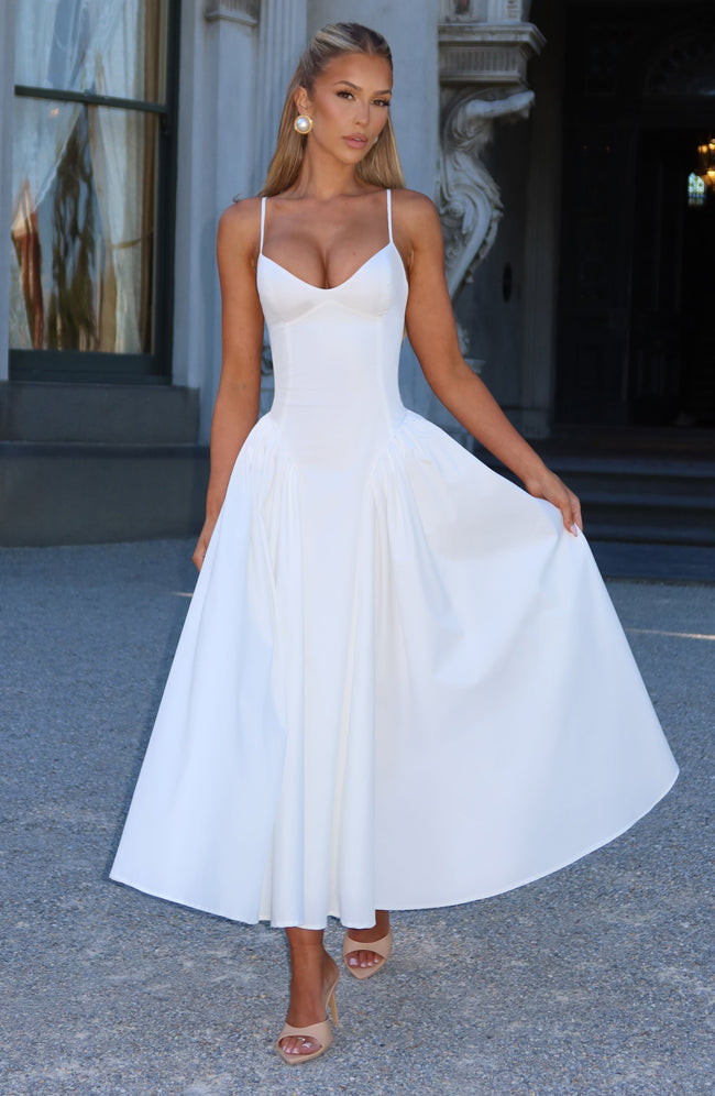 Emerson Midi Dress - Ivory Main Image