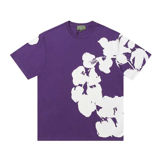 Denim Tears Purple Oversized  T-Shirt Hover Image