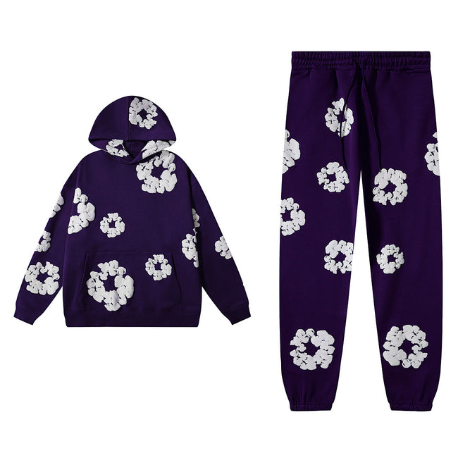 Denim Tears Purple Hoodie & Sweatpants Set Main Image