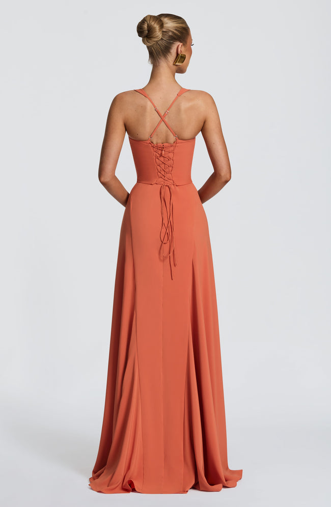 Irie Maxi Dress - Burnt Orange Main Image