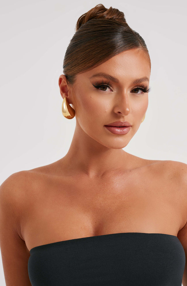 Large Fayth Earrings - Gold Main Image