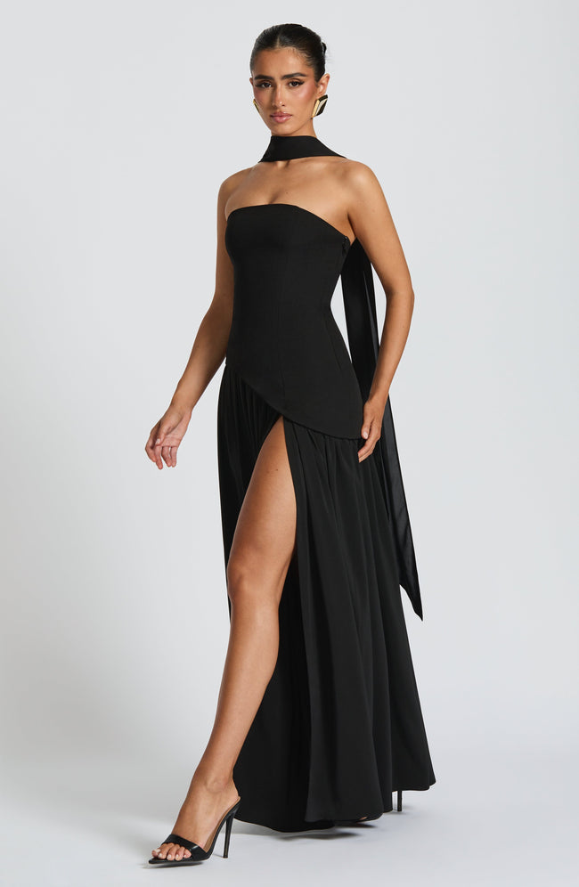 Maliyah Maxi Dress - Black Main Image