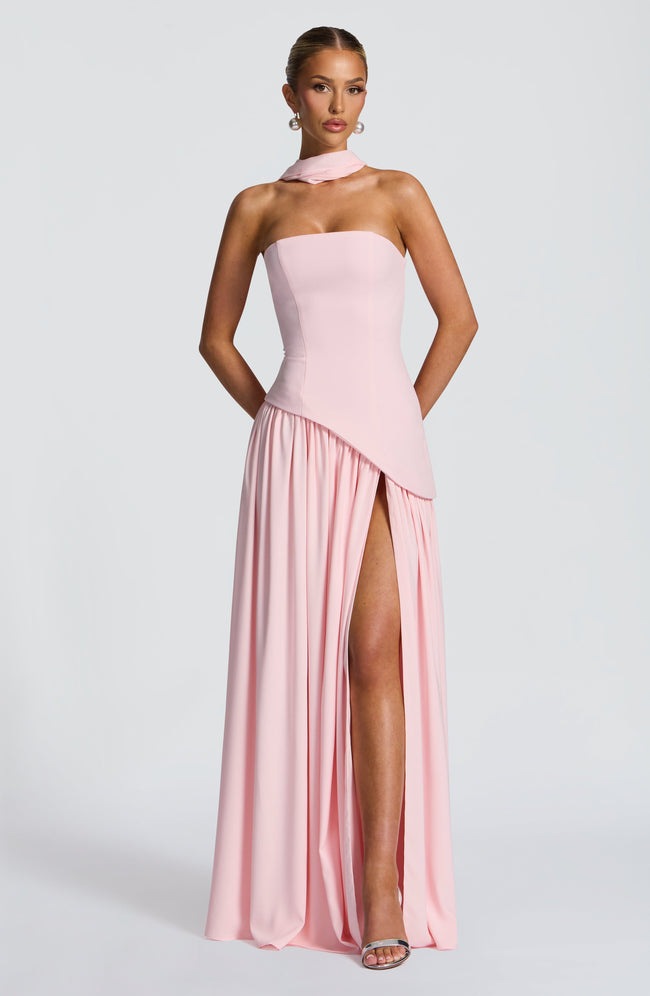Maliyah Maxi Dress - Blush Hover Image