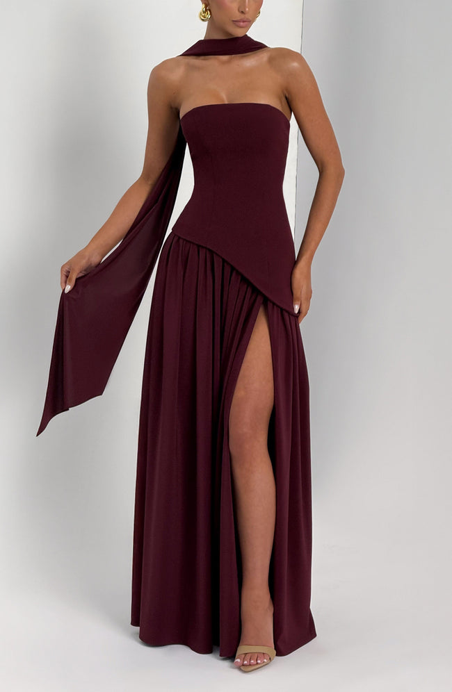 Maliyah Maxi Dress - Cherry Lacquer Hover Image