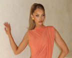Mireya Mini Dress - Burnt Orange