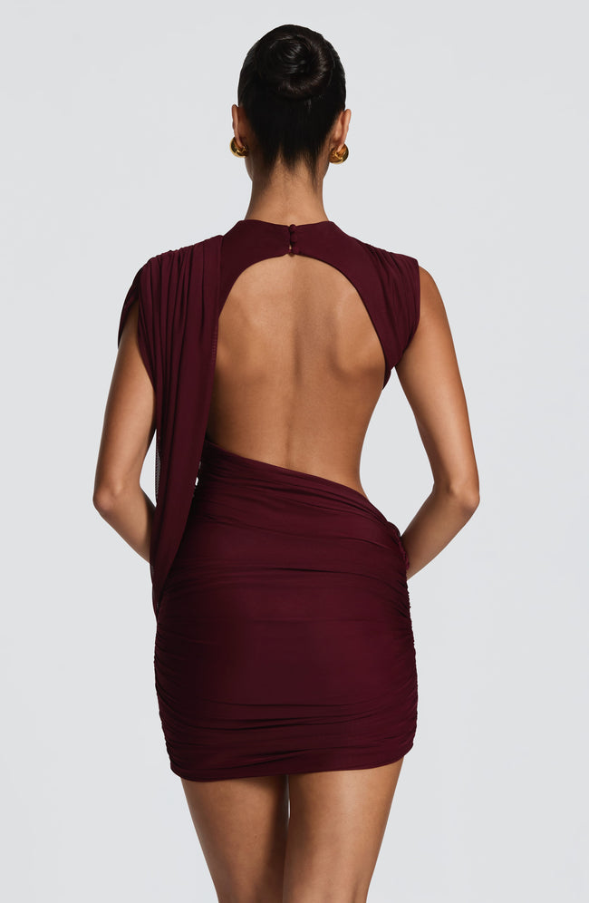 Mireya Mini Dress - Cherry Lacquer Main Image