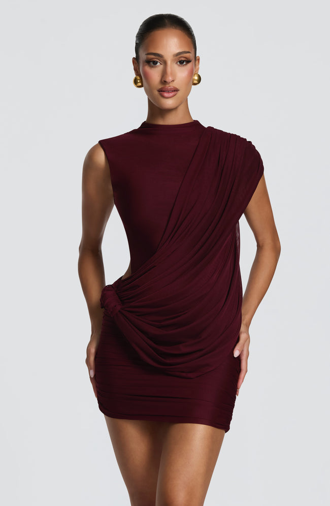 Mireya Mini Dress - Cherry Lacquer Hover Image