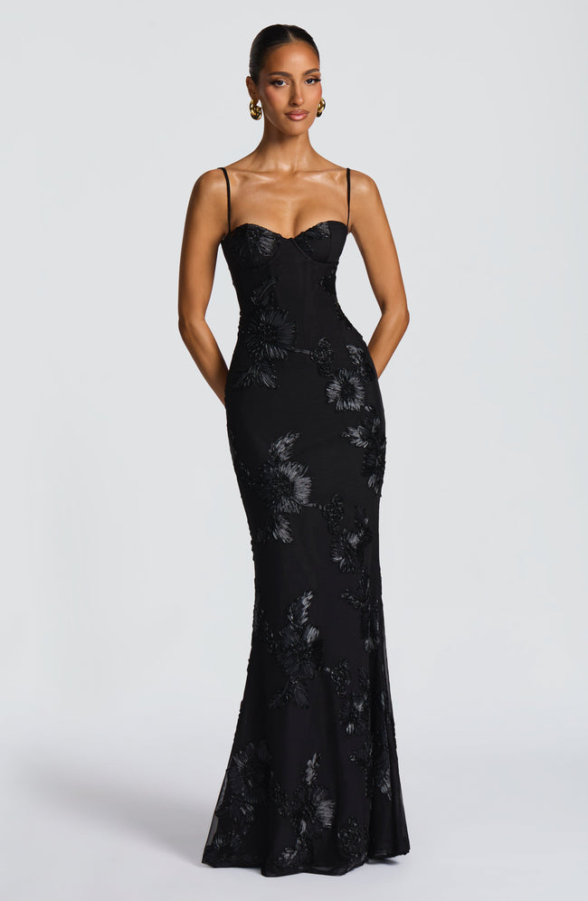 Nefertiti Maxi Dress - Black Main Image
