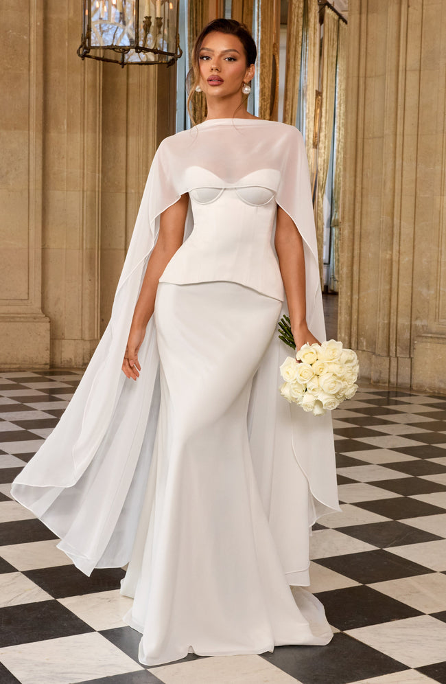 Romy Cape - Ivory Hover Image