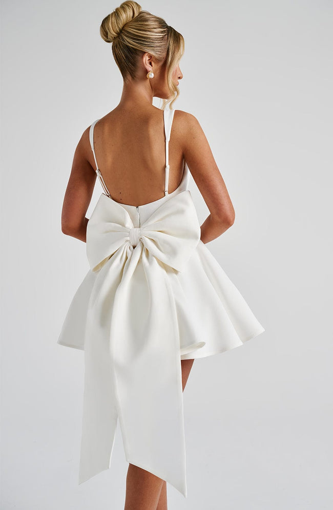 Rue Mini Dress - Ivory Main Image