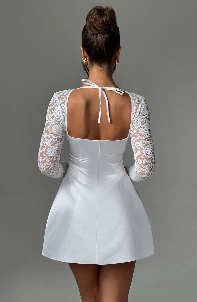 Sadie Mini Dress - Ivory Main Image