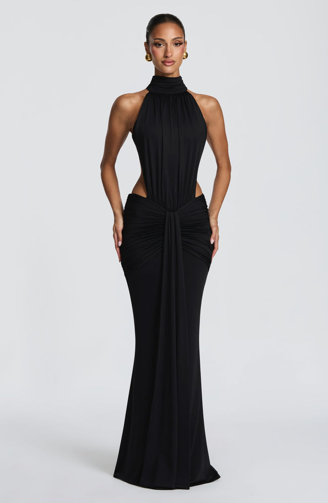 Thekla Maxi Dress - Black Hover Image