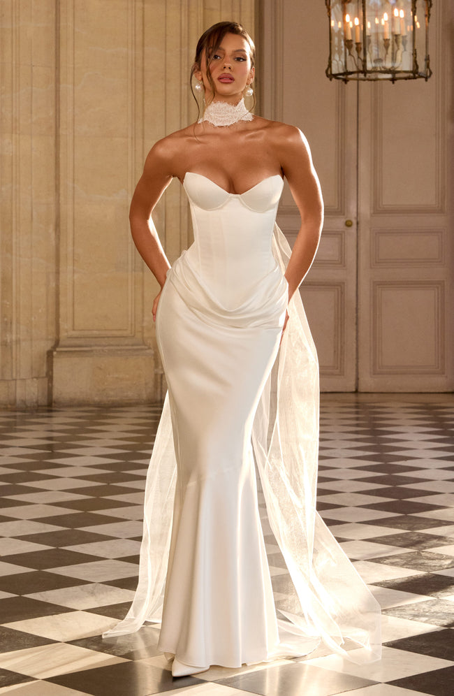 Vaila Gown - Ivory Hover Image