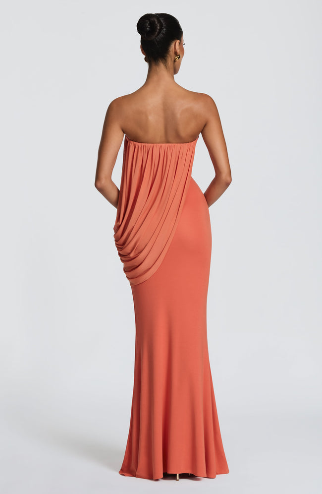 Vienna Maxi Dress - Burnt Orange Main Image