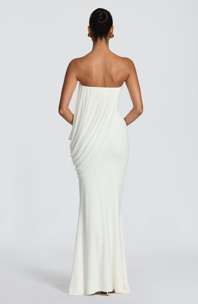 Vienna Maxi Dress - Ivory Main Image