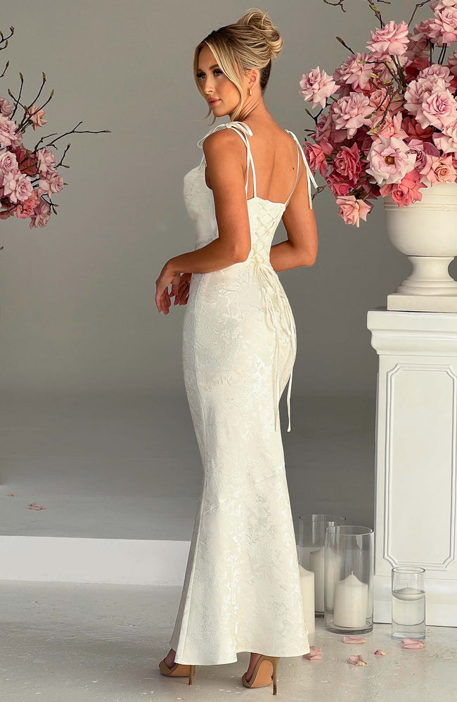 Whitney Maxi Dress - Ivory Main Image
